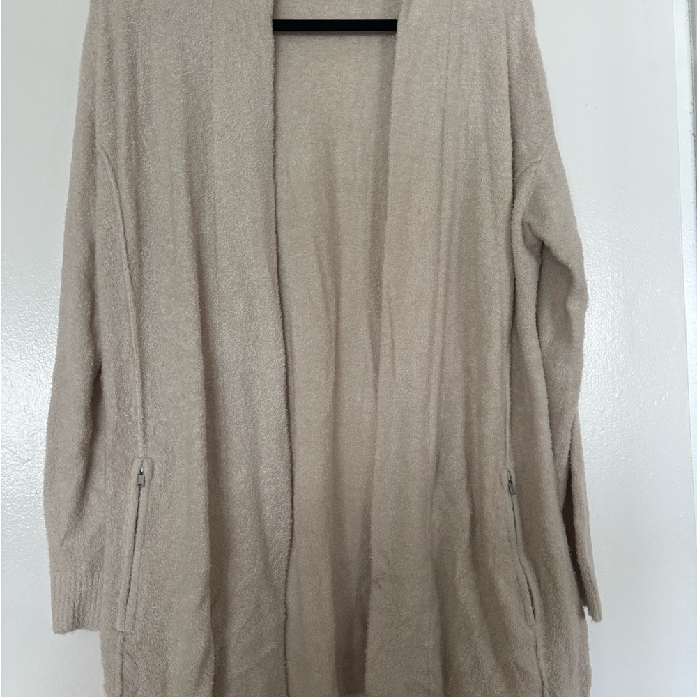 Barefoot Dreams Cozy Tan Cardigan